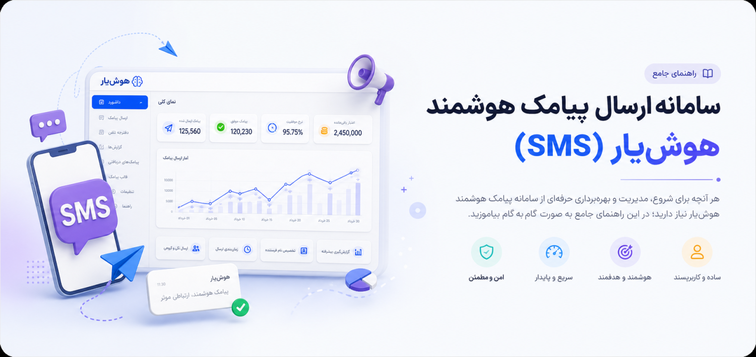 تیتر پیامک هوش یار